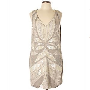 Mark + James by Badgley Mischka hand beaded dress